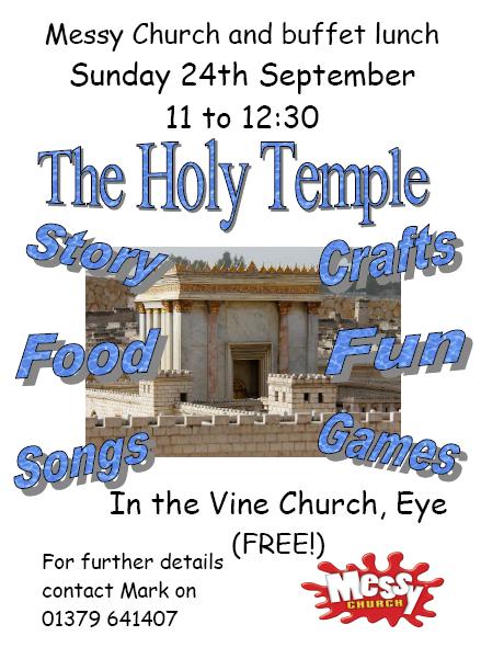 Messy Church 24th Sept 2017